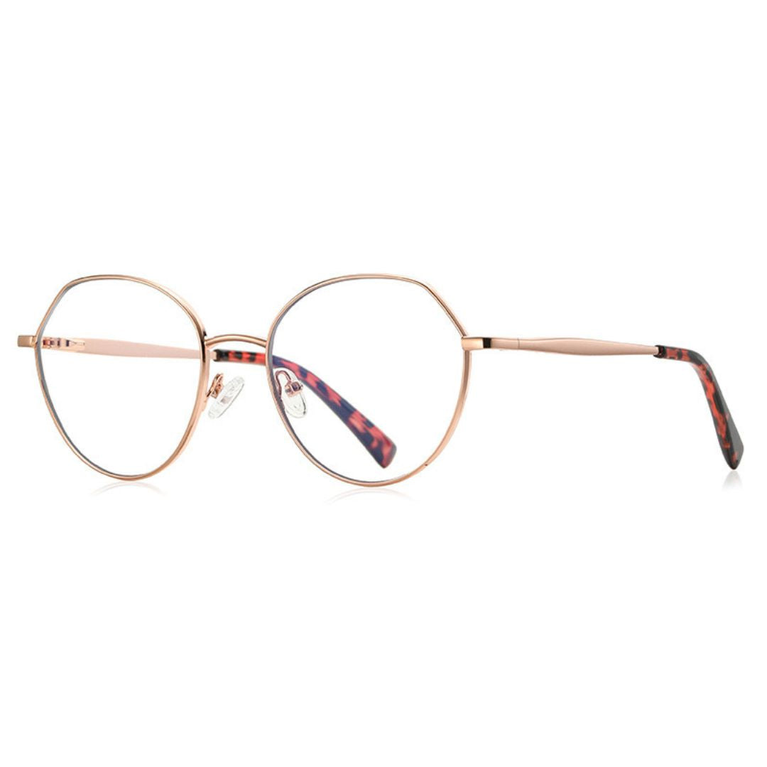 Josie - Lentes anti luz azul para dama, con filtro azul para computadora - Virago Lentes.