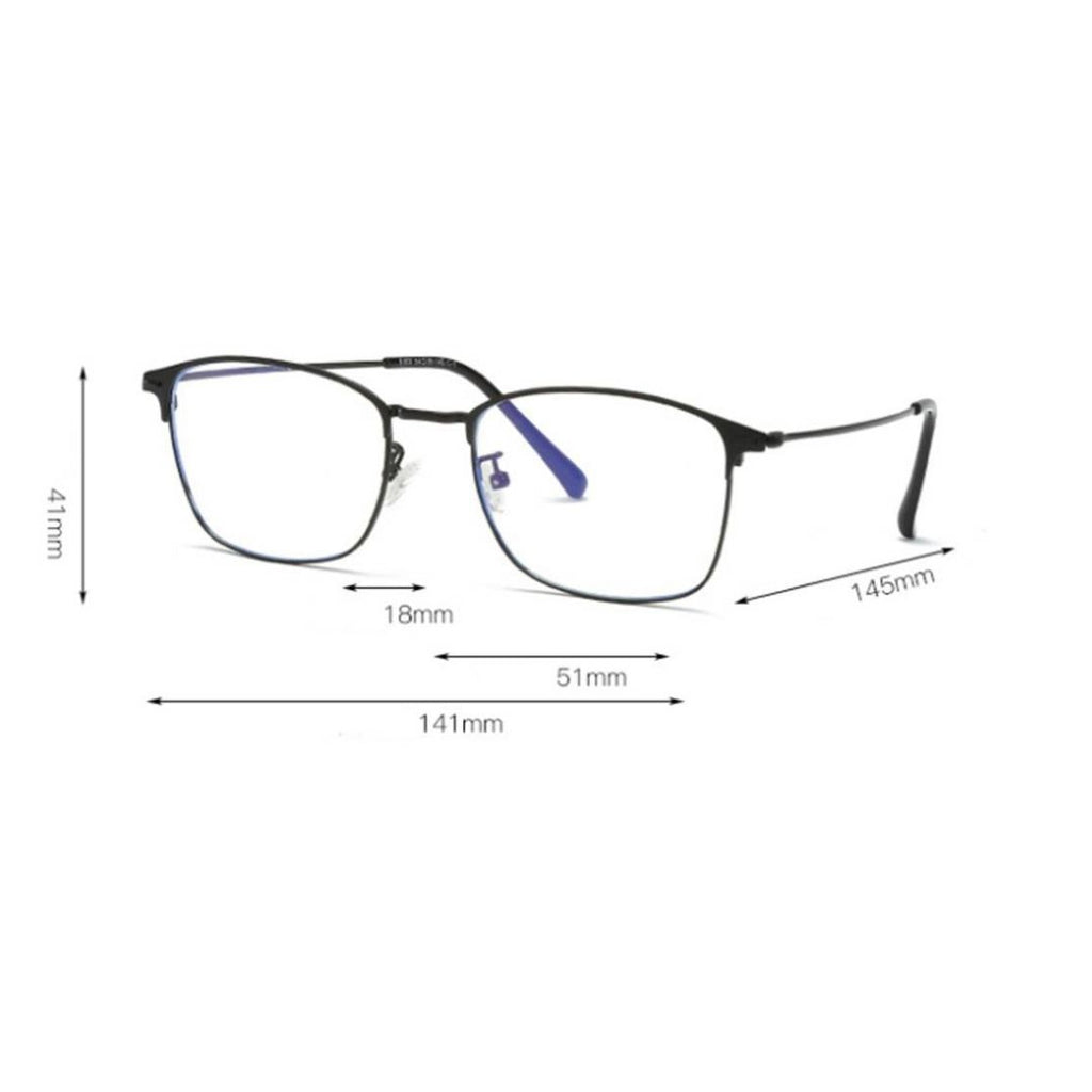 Luc - Lentes anti luz azul para hombre, con filtro azul para computadora - Virago Lentes.