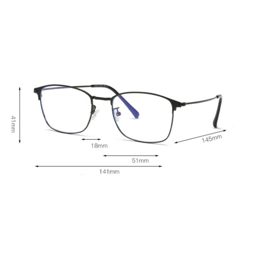 Luc - Lentes anti luz azul para hombre, con filtro azul para computadora - Virago Lentes.