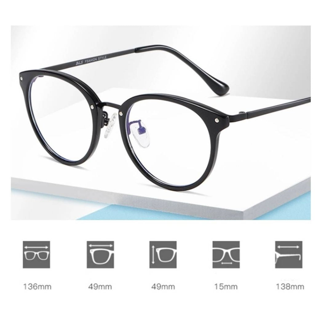 Malu - Lentes anti luz azul para dama, con filtro azul para computadora - Virago Lentes.