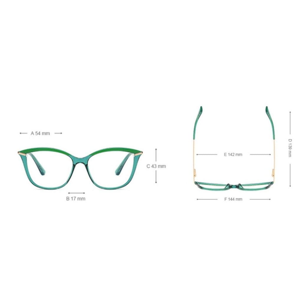 Rox - Lentes anti luz azul para dama, con filtro azul para computadora - Virago Lentes.