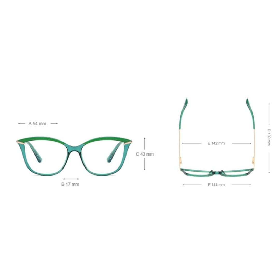 Rox - Lentes anti luz azul para dama, con filtro azul para computadora - Virago Lentes.